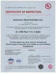 UL - 2022 GMP Certificate - ABN